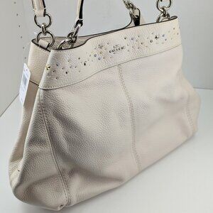 NWT Coach Lexy Stardust Studded Hobo Pebble Leather Shoulder Bag F29595